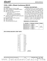 M12L16161A-4.3T datasheet pdf etc
