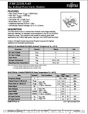 FMC2223LN-03 datasheet pdf Fujitsu Microelectronics