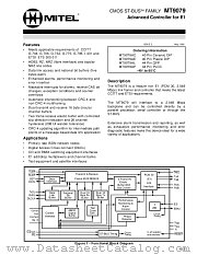 MT9079AL datasheet pdf Mitel Semiconductor