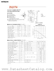 2SJ174 datasheet pdf Hitachi Semiconductor
