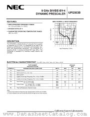 UPG503B datasheet pdf NEC