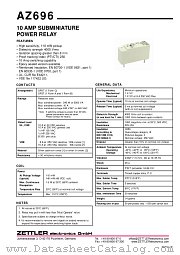AZ696-1C-5D datasheet pdf ZETTLER electronics