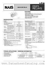 DS2Y-SL2-DC5V datasheet pdf Matsushita Electric Works(Nais)