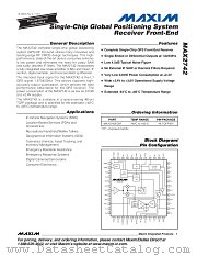 MAX2742ECM datasheet pdf MAXIM - Dallas Semiconductor