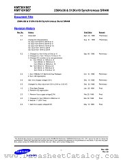 KM718V987 datasheet pdf Samsung Electronic