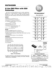 NUF8402MN datasheet pdf ON Semiconductor