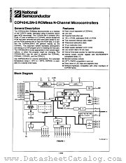 COP404LSN-5 datasheet pdf National Semiconductor