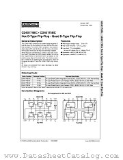 CD40175BCM datasheet pdf Fairchild Semiconductor