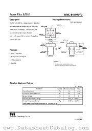 MVL-914HUYL datasheet pdf Unity Opto Technology