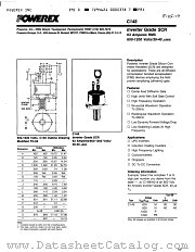 C148 datasheet pdf Powerex Power Semiconductors