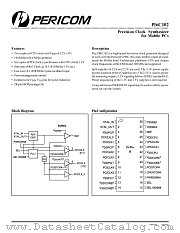 PI6C102 datasheet pdf Pericom Technology