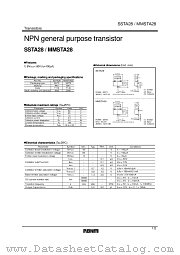 MMSTA28 datasheet pdf ROHM