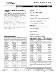 EL5324IRE-T7 datasheet pdf Intersil