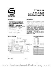 STK11C68-P20 datasheet pdf SIMTEK
