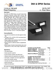 DP72L2B-2.50KHZ datasheet pdf Frequency Devices