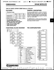 KMM594000A datasheet pdf Samsung Electronic