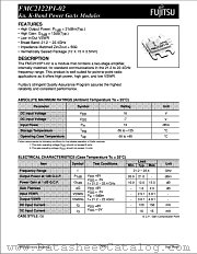 FMC2122P1-02 datasheet pdf Fujitsu Microelectronics