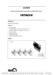 4AM15 datasheet pdf Hitachi Semiconductor