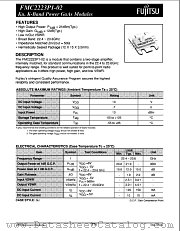 FMC2223P1-02 datasheet pdf Fujitsu Microelectronics
