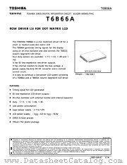 T6B66A datasheet pdf TOSHIBA