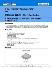 MB89PV130ACF-ES datasheet pdf Fujitsu Microelectronics
