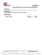 A49LF004TL-33C datasheet pdf AMIC Technology