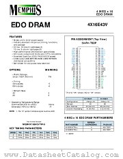 MEM4X16E43VTW-5 datasheet pdf etc