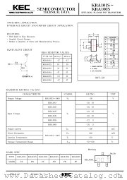 KRA101 datasheet pdf Korea Electronics (KEC)