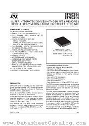 ST75C530FP-A datasheet pdf ST Microelectronics