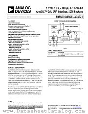 AD5611AKS datasheet pdf Analog Devices