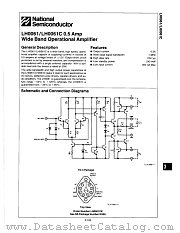 LH0061CK datasheet pdf National Semiconductor