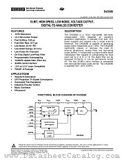 DAC8580IPWRG4 datasheet pdf Texas Instruments