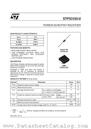 STPS3150/U datasheet pdf ST Microelectronics