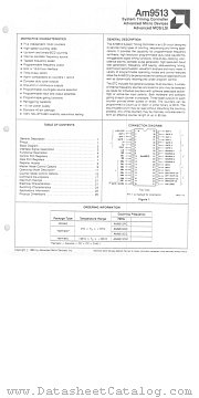AM9513CC datasheet pdf Advanced Micro Devices