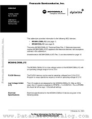 MC68HC08LJ12CPB datasheet pdf Motorola