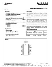 HI3338KIP datasheet pdf Intersil