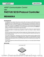 MB86606APMT2 datasheet pdf Fujitsu Microelectronics