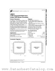 LM9811CCVF datasheet pdf National Semiconductor