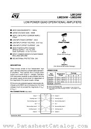 LM224W datasheet pdf ST Microelectronics