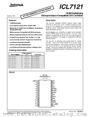 ICL7121LCJI datasheet pdf Intersil