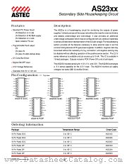 AS2316N datasheet pdf ASTEC Semiconductor