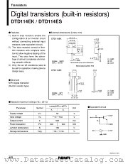 DTD114ES datasheet pdf ROHM