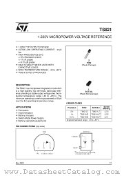 TS821Z datasheet pdf ST Microelectronics