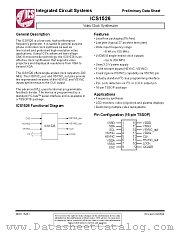 ICS1526GLF datasheet pdf Integrated Circuit Systems