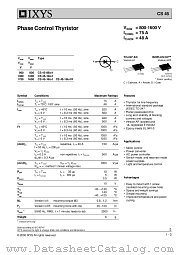 CS45-08IO1 datasheet pdf IXYS Corporation
