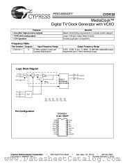 CY24133ZC-1T datasheet pdf Cypress