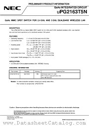 UPG2163T5N-E2 datasheet pdf NEC
