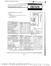 2SC1678 datasheet pdf TOSHIBA