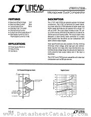 LT1017IS8 datasheet pdf Linear Technology