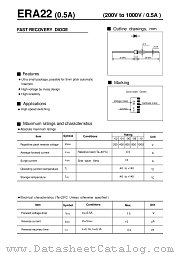 ERA22 datasheet pdf Fuji Electric